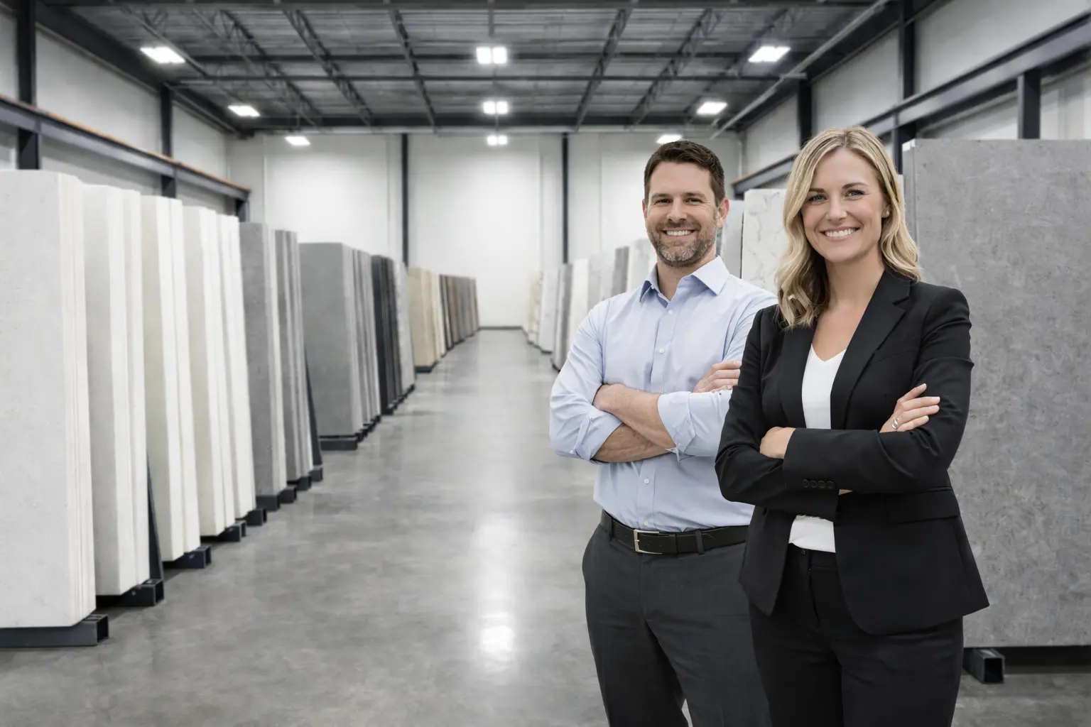 Pack Universe Supply wholesale quartz slab warehouse Charleston SC contractor bulk order all grades