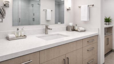 quartz countertop commercial hotel room interior wholesale contractor specification