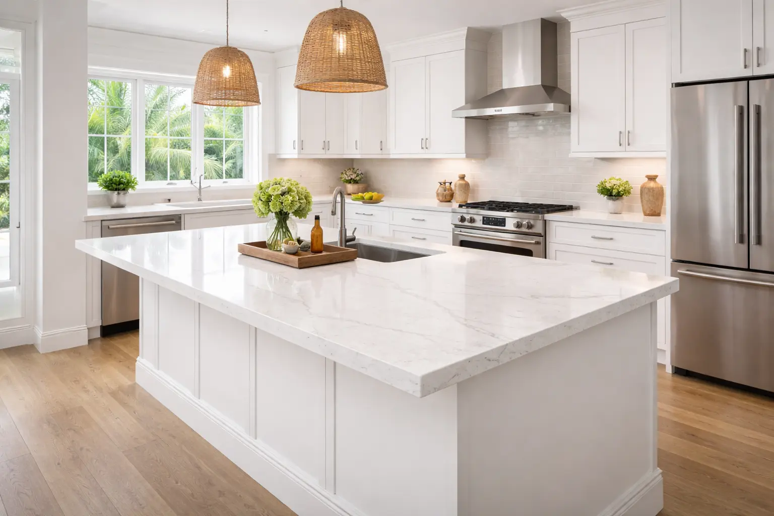 white quartz kitchen countertop installed charleston sc residential interior wholesale