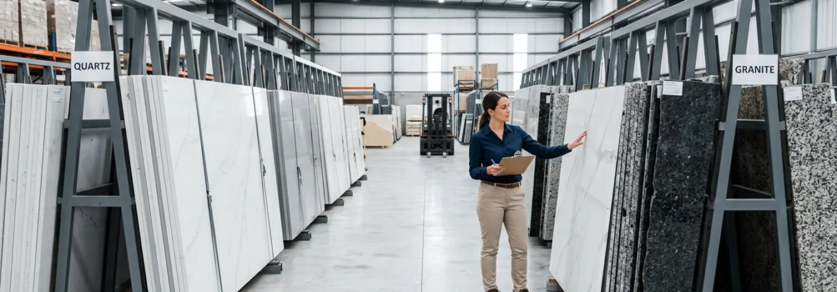 wholesale quartz granite commercial construction contractor Pack Universe Supply Charleston SC