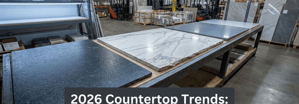 2026 countertop trends USA builders designers granite quartz quartzite contractor guide