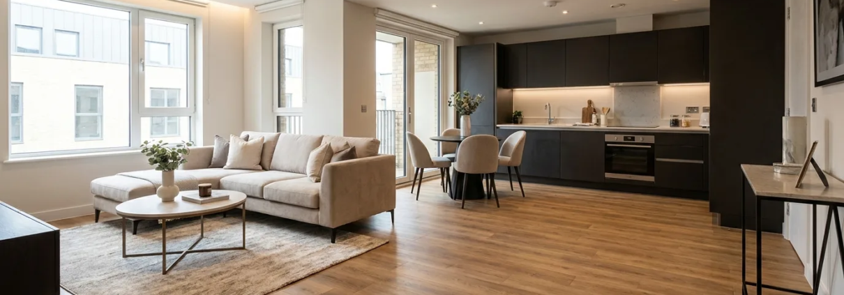SPC flooring hotel room build-to-rent development contractor specification 2026