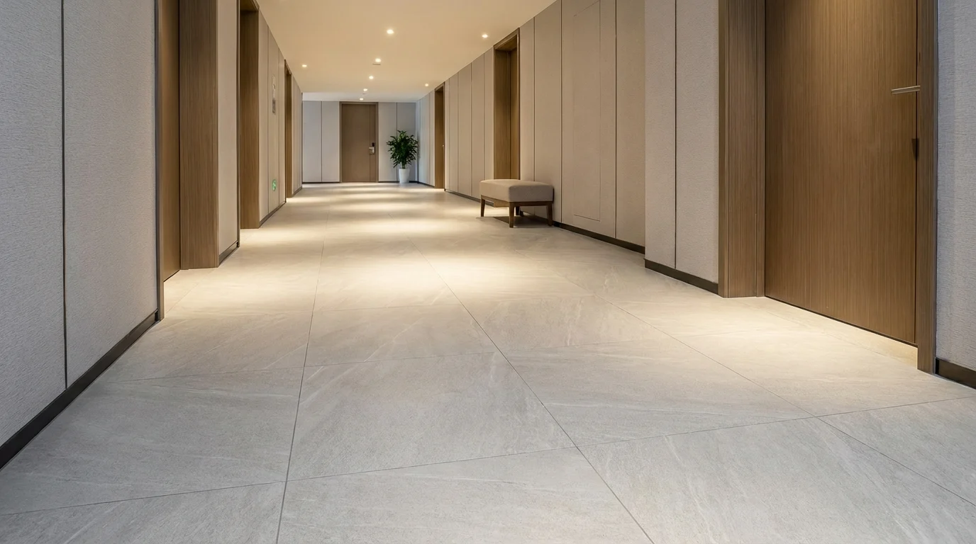 commercial residential flooring specification contractor application 2026 porcelain LVT