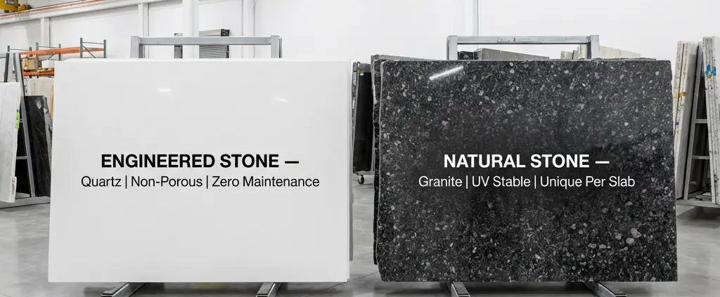 engineered stone vs natural stone complete contractor buying guide 2026 wholesale