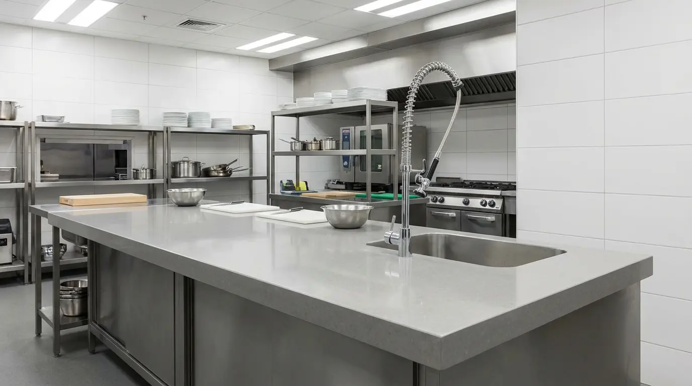quartz kitchen
