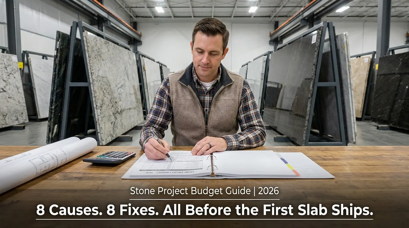 why stone projects go over budget specification decisions prevent 2026 contractor wholesale