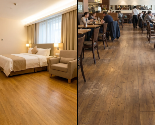 20 mil SPC hotel room 28 mil restaurant floor commercial wear layer specification 2026