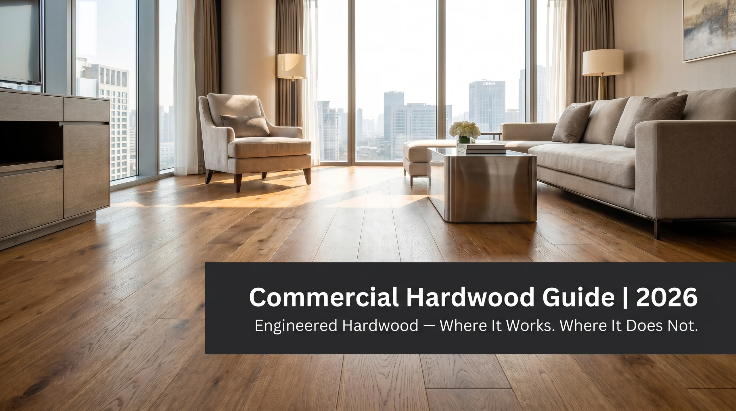 is engineered hardwood suitable commercial projects contractors guide 2026