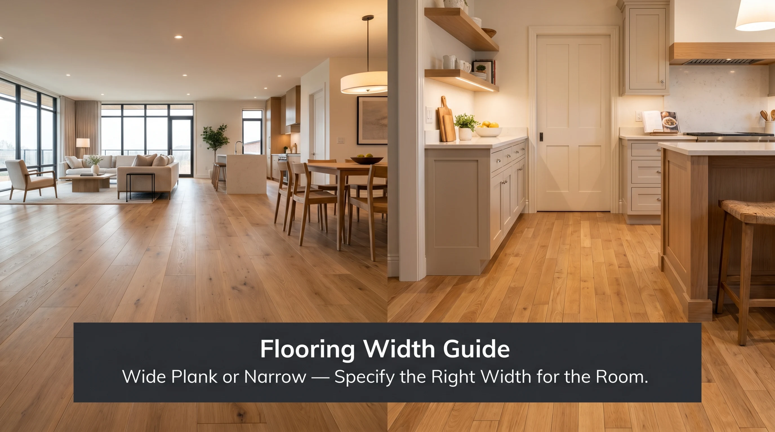 wide plank vs narrow plank flooring contractor specification guide 2026
