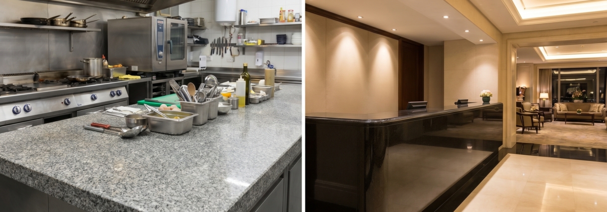 3cm commercial granite kitchen counter hotel lobby specification service life 2026